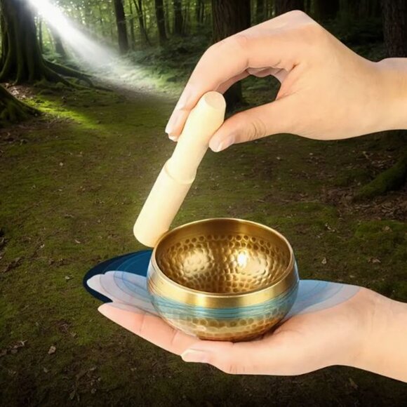 Copper Spiritual Meditation Bowl - Picture 2 of 4